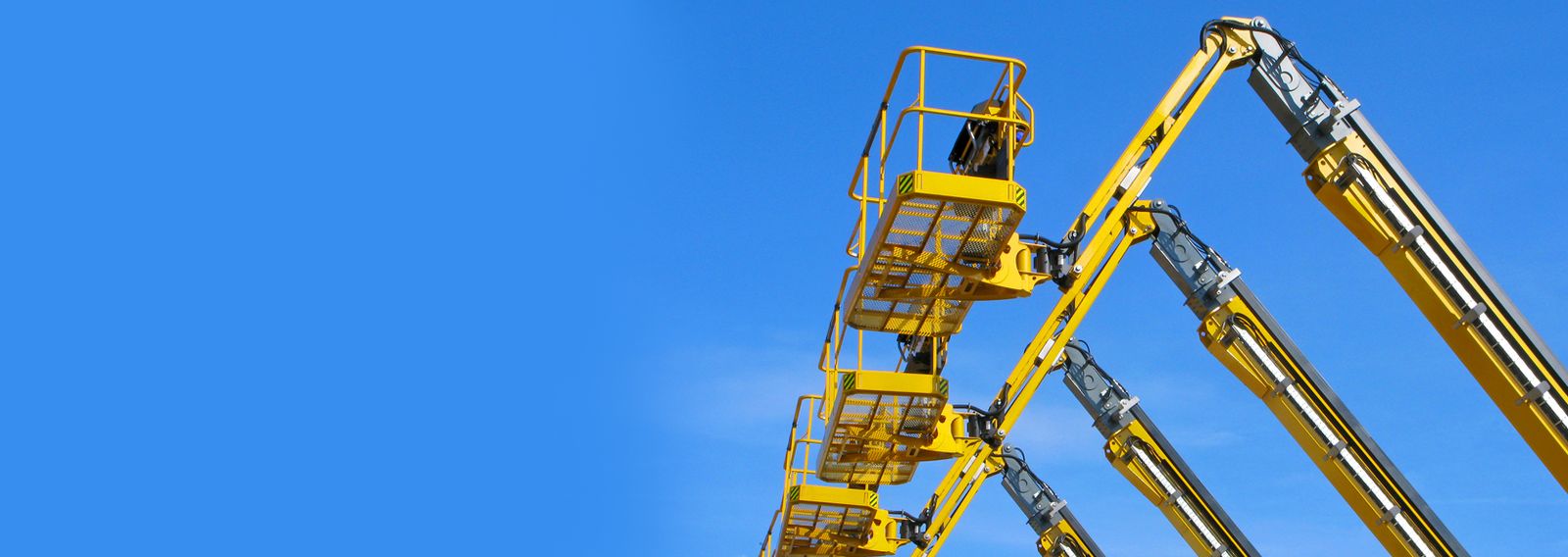 Aerial work platform raised for training